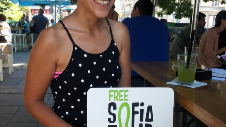 Деси е от новите гидове в Sofia Free Tour