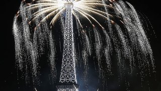 2016 Bastille Day Fireworks At Eiffel Tower In Paris