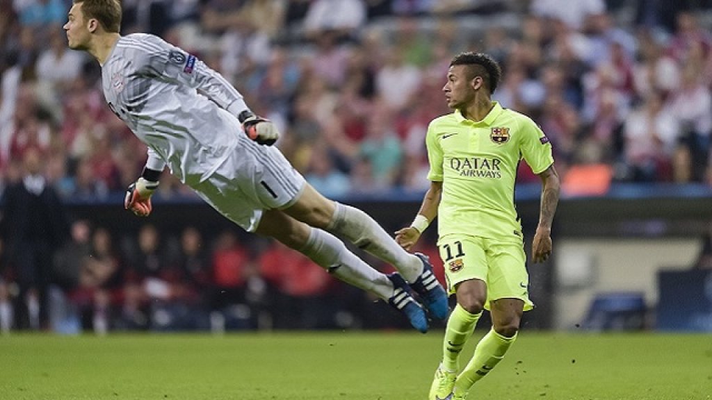 Barcelona-Bayern - Neuer-Neymar