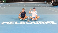 Димитър Кисимов спечели титлата на двойки в Австралия