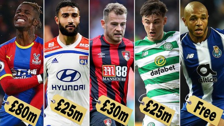 Естествено, трансферните цели на Арсенал не се изчерпват с тези пет имена, но те са основни приоритети за Емери това лято