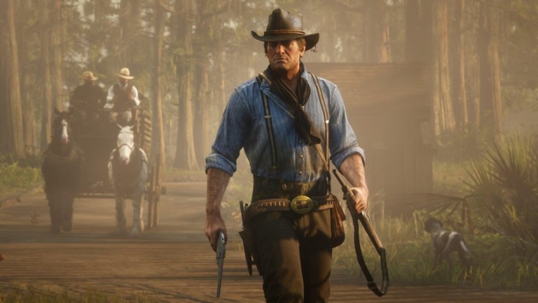 Red Dead Redemption 2
Достъпна за: PC, PlayStation 4, Xbox One
"Аз съм на кон" може да стане редовната ви реплика, когато някой скучаещ познат ви пише в Messenger и ви пита какво правите. Имате възможност да събудите каубоя във вас с още една игра, която ви предоставя възможности да правите какво ли не, ще прикове вниманието ви и ще ви държи пред конзолата часове наред. 
Историята на играта ни запраща в Дивия Запад и ни представя Дъч Ван Дер Линде, който се опитва да задържи бандата си на върха. Това е ера, в която цивилизацията достига дори до забравените кътчета на Дивия Запад и времената на бандите вече са към своя край. Това обаче означава, че много хора се нуждаят от помощ. А ако не ти се занимава да им помагаш, винаги можеш да ги обереш, нали така? 
Играта на Rockstar - създатели и на поредицата GTA - впечатлява с детайлните си региони и дава съвсем ново значение на концепцията за отворен свят. От разрешаването на мистерията около убийство до търсенето на диназавърски кости - Red Dead Redemption 2 дава огромно поле от възможности, с които да държи вниманието ти в Дивия Запад, вместо в социално изолираната България.