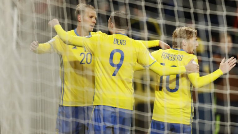 Без особени проблеми шведите вкараха три гола и можеха да отбележат поне още толкова