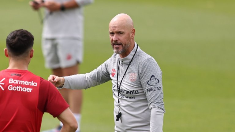 Тен Хаг започна кошмарно в Леверкузен, получи 5 гола от юноши (видео)