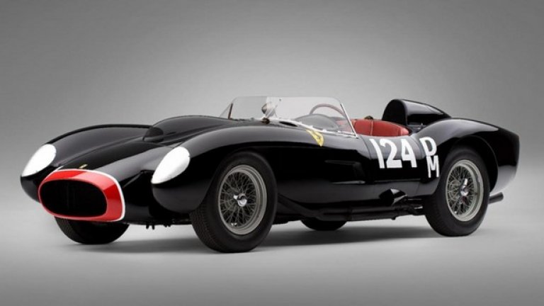 Ferrari 250 Testarossa – 13,4 милиона евро
250 Testarossa дебютира в „24 часа на Льо Ман” през 1957 година, но не успява стигне до финала. След това печели поредица състезания, пилотирана от звездите Фил Хил и Питър Колинс.