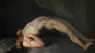 Opisthotonus_in_a_patient_suffering_from_tetanus_-_Painting_by_Sir_Charles_Bell_-_1809