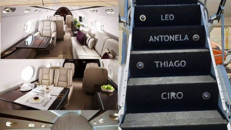 Наскоро Лео се снабди и с луксозен частен самолет, за който плати 13 милиона евро – два пъти и половина по-малко отколкото за иконичното Ферари.

