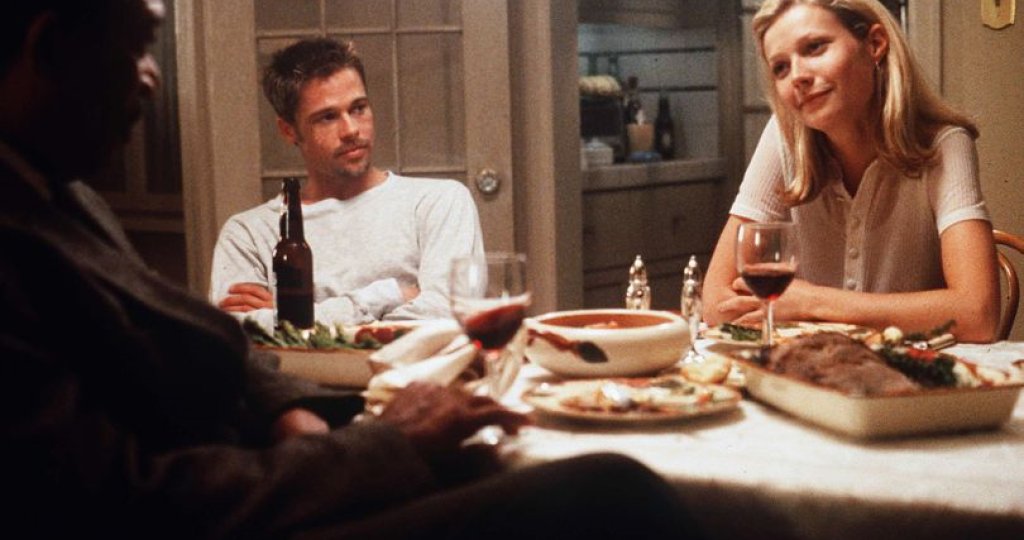 Гуинет Полтроу и Брад Пит в Седем