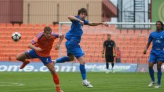 Дарко Тасевски откри резултата за Левски, но през второто полувреме се контузи и няма да пътува за мача на Македония с Андора и Русия от евроквалификациите