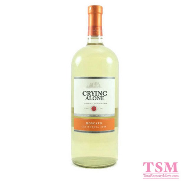Другото име на бялото вино е "Плач в самота". Духът на тази напитка е отпускащ в началото на бутилката и зверски тъжен към края й
