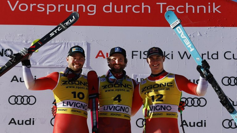 Марко Шварц спечели супергигантския слалом в Ливиньо