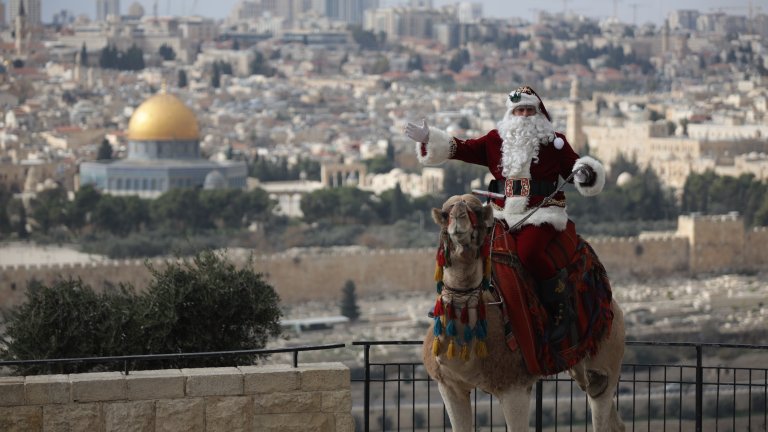 В Йерусалим Добрия старец е малко по-различен