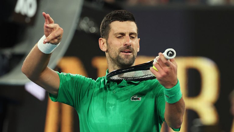 Джокович се потруди за победа №400 в Големия шлем