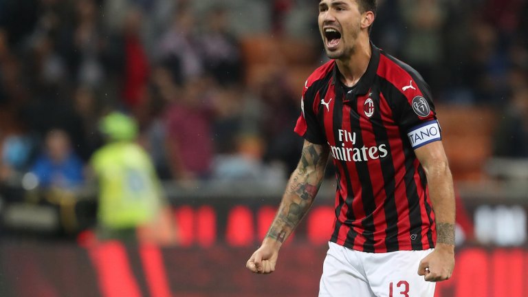 Романьоли донесе успеха, който е трети поред за Милан в първенството