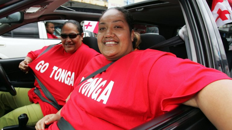 Цели 81% от жените в Тонга са със затлъстяване.
