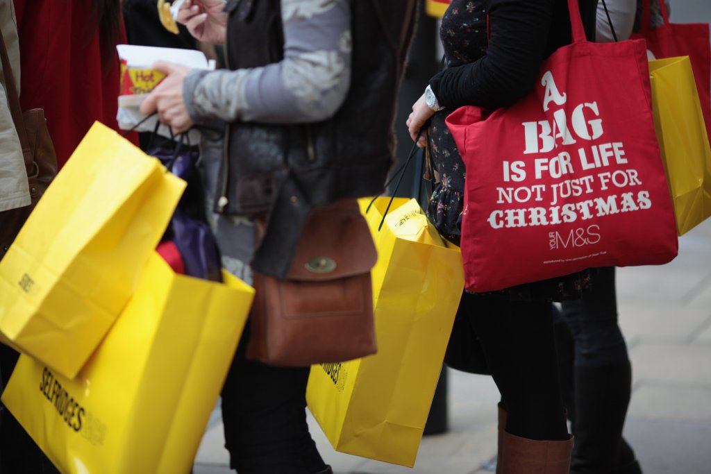 Christmas Splurge As High Street Takes Estimated ?120 Million In Two Days