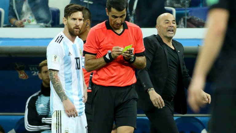 Хорхе Сампаоли и Аржентина продължават да разочароват и са на път да изхвърчат от Мондиал 2018 още в груповата фаза