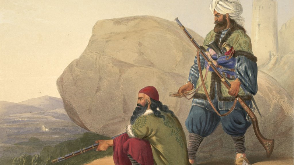 Afghan_foot_soldiers_in_1841