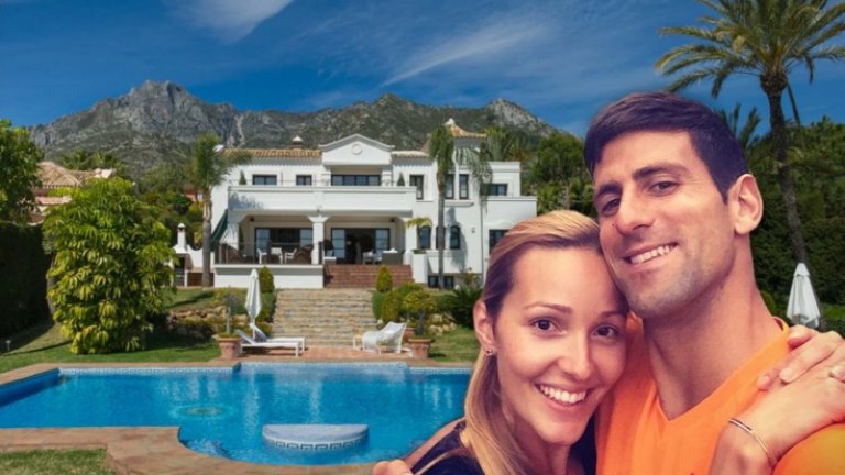 Добре дошли в луксозната вила на Новак Джокович в Испания, за която плати 10 млн. евро