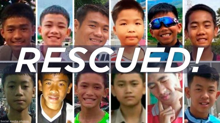 Историята за спасяването на 12-те деца и техния футболен треньор от пещера в Тайланд скоро може да се превърне във филм. Но в Холивуд вече има примери за екранизиране на спасителни операции по истински случаи. Ето някои от тях: