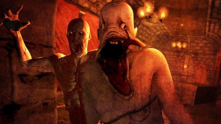 Amnesia: The Dark Descent
Не е част от някоя високобюджетна поредица, но сред онези геймъри, които живеят за тръпката от страшната игра, Amnesia е модерна класика. Тя действа смразяващо още от мига, в който главният герой се събужда като затворник в злокобен замък. Той има амнезия, а нещо го преследва и е принуден да търси истината за това какво му се е случило. Както вече споменахме, атмосферата е най-важният фактор в една хорър игра – страшни моменти може да има навсякъде, но ако атмосферата не е изпипана, те няма да оставят дълготрайно впечатление. Amnesia се справя блестящо и пресъздава усещането да бъдете преследван без да можете да се защитите.