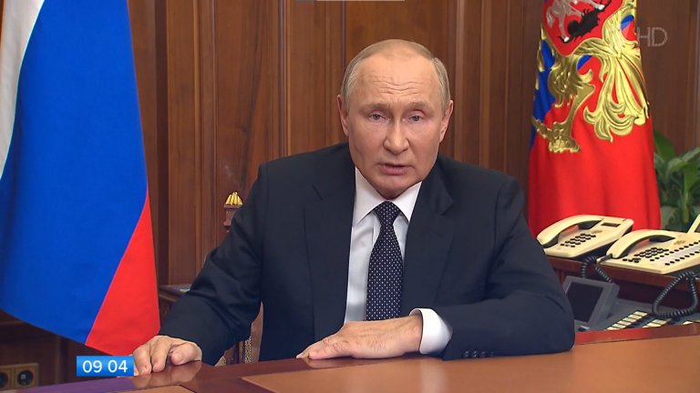 Руският президент призна, че положението в анексираните украински територии е трудно