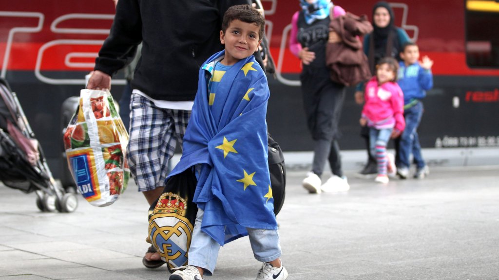 Migrants Arrive In Germany Following Ordeal In Hungary