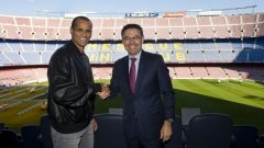 Бразилската легенда Ривалдо се завърна в Барселона