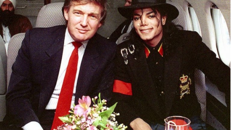 С певеца Майкъл Джексън през 1994 година
