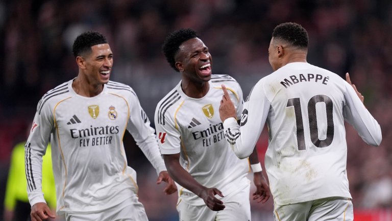 Реал си върна настроението с класика, Мбапе няма спирка