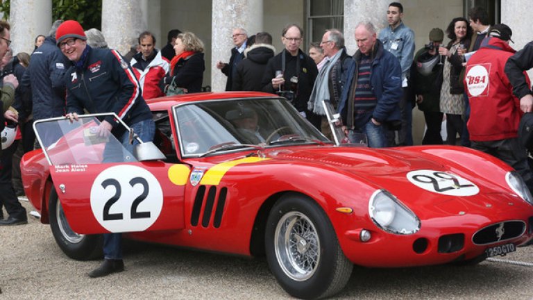 Това Ferrari 250 GTO е собственост на Ник Мейсън от Pink Floyd, но Крис притежава почти същото.