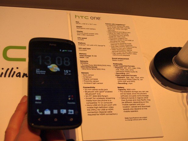 HTC One S и спецификации.