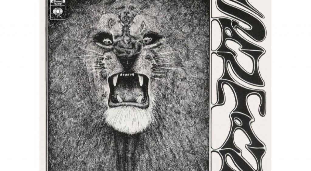 Santana - SantanaГодина: 1969Албумът, с който латинската рок група Сантана прави своята първа крачка към световната музикална сцена, има също толкова любопитна обложка, колкото са и импровизираните инструментали вътре. На пръв поглед това е графика на лъв, но ако се вгледате в него внимателно, ще видите, че в чертите му са вградени девет лица, а гривата на долната челюст на животното всъщност е пола от палмови влакна, характерна за коренните жители на Хавай. С тях именно жените изпълнявали омайния танц хула.