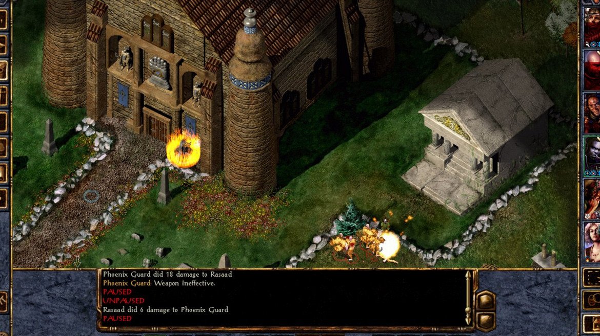 Baldur’s Gate (iOS/Android)

Име, което предизвиква благоговение в почитателите на класическите компютърни игри, Baldur’s Gate бе върната към нов живот през 2012 г. с римейк, който по-късно се появи за мобилни устройства. Enhanced Edition версията е преработена доста, за да отговори на съвременните очаквания - нов енджин, по-удобен интерфейс, нови анимации, обширен туториъл и др. 

Въпреки това, Baldur’s Gate си остава стара игра в много отношения и това не е лошо, стига да знаете какво да очаквате. Кампанията е дълга, битките са комплексни, трудността е висока и трябва доста често да записвате прогреса си, за да не бъдете изненадани неприятно. И още нещо, играта изглежда много по-добре на таблети заради широкия екран - дори големите смартфони трудно могат да поберат огромния брой икони и менюта.
