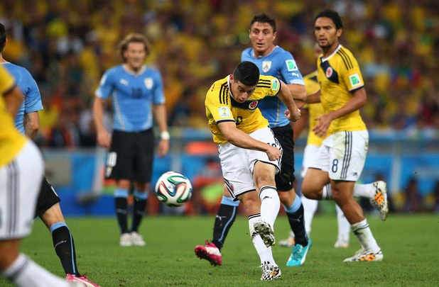 Хамес Родригес е ключов фактор за добрата игра на Фалкао и Колумбия в последните години