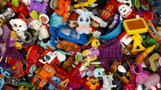 Heap of Kinder Surprise toys