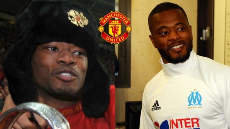 Ляв бек: Патрис Евра
Душата на съблекалнята и един от най-добрите приятели на Димитър Бербатов по времето му в Юнайтед. Игра за Юнайтед между 2006 и 2014 г., след което отиде в Ювентус, а след това и в Марсилия. С кариерата му почти сигурно е свършено, след като през ноември 2017-а марсилци скъсаха договора му заради ритника срещу фен преди мач от Лига Европа.