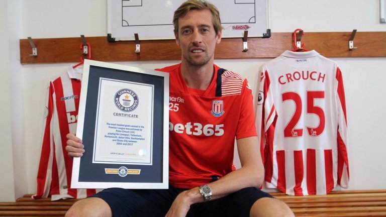 Питър Крауч влезе в рекордите на Гинес