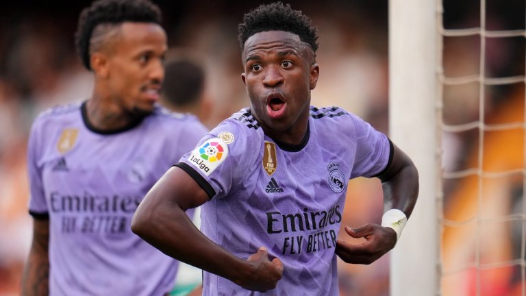 Винисиус Жуниор стана обект на расистки скандирания и жестове при загубата с 0:1 от Валенсия в неделя.