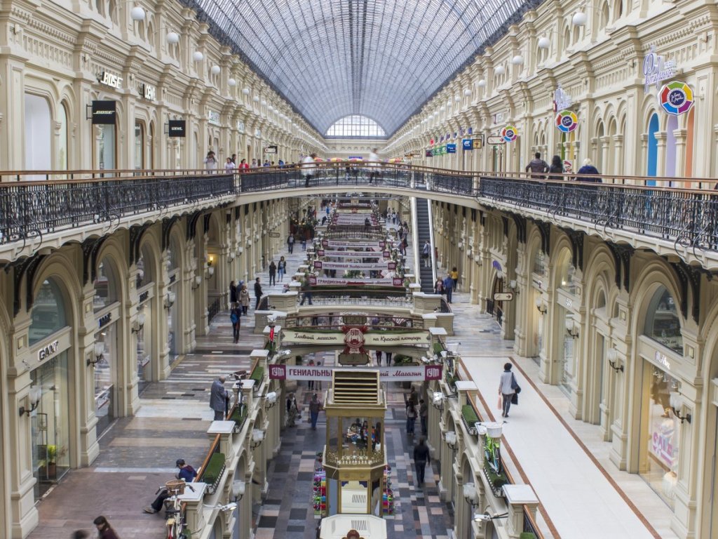 ГУМ в Москва, построен през 1890
