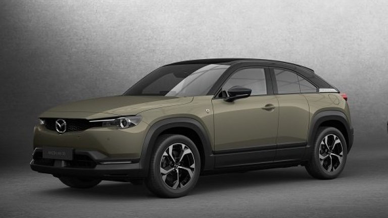 Mazda MX-30Mazda MX-30 е един от най-разумните избори за онези водачи, които се притесняват, че батериите им няма да им стигнат до крайната дестинация. При този plug-in хибрид бензиновият двигател действа изцяло и само за зареждане на батерията и нищо друго, а минималният пробег е 85 километра. 
Има и икономичен режим на шофиране, който удължава още малко изминатото разстояние. Заедно с Mazda MX-30 ще бъде представен и седемместен plug-in хибрид. И двата модела ще имат и напълно електрически събратя.