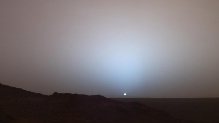 Снимка на залеза от Марс, направена от марсохода Кюриосити