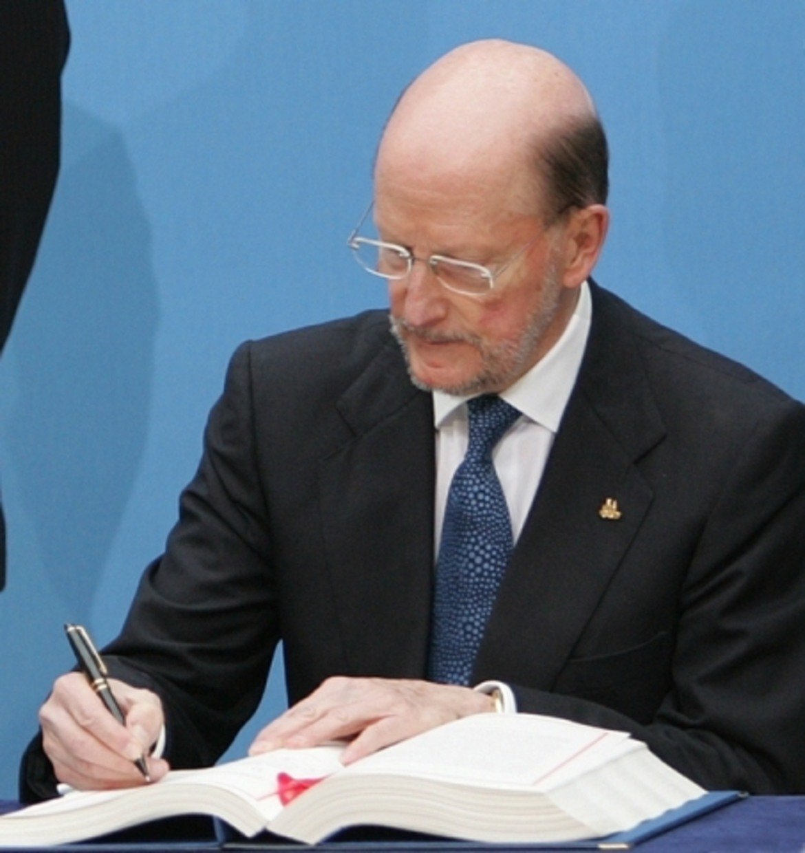 При подписването на договора за присъединяване към ЕС - Люксембург 2005 година.