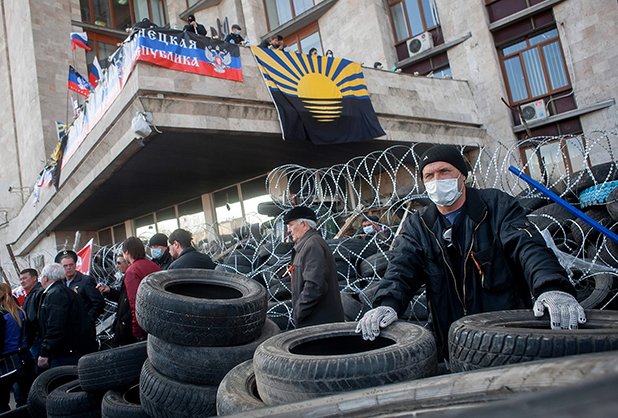 Проруски настроени протестиращи в Донецк 