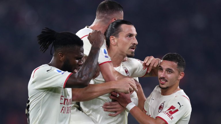 Златан има вече 400 гола на клубно ниво. 10 от Милан се справиха с Рома