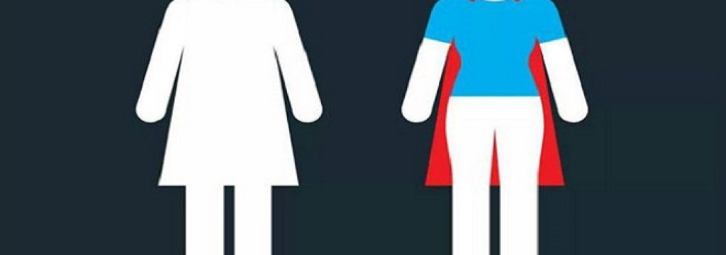 ItWasNeverADress - toilet sign - superhero cape