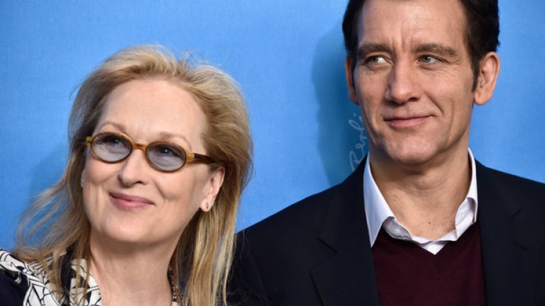 Мерил Стрийп даде началото на първият от големите международни кинофестивали за годината - Берлинале 2016-та. 
На снимката: Председателят на журито Мерил Стрийп с актьора Клайв Оуен, който е член на седемчленното жури на Берлинале