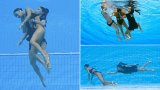 Плувкиня припадна в басейна и за малко не се удави по време на състезание