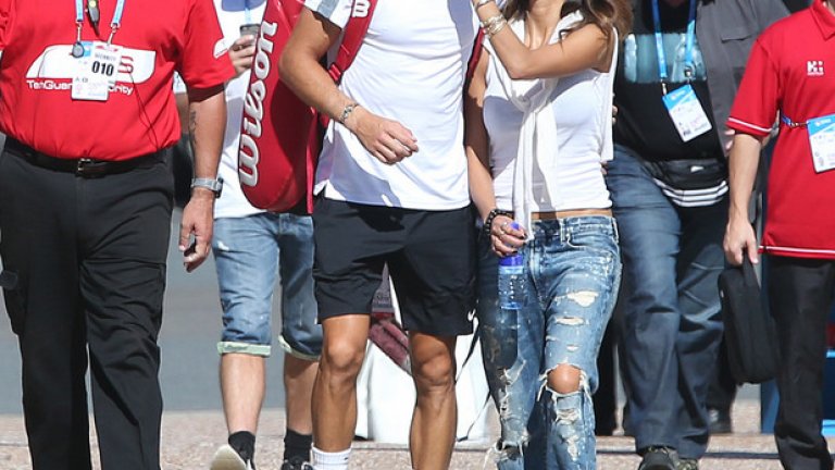 Шерцингер и Григор през януари в Австралия.