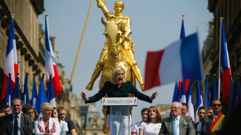 Марин Льо Пен има сериозен шанс да победи на европейските избори във Франция